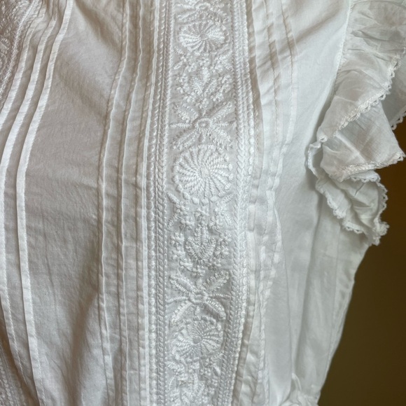 Cleobella 100% cotton Versailles Mini Dress in White size medium - Picture 4 of 10